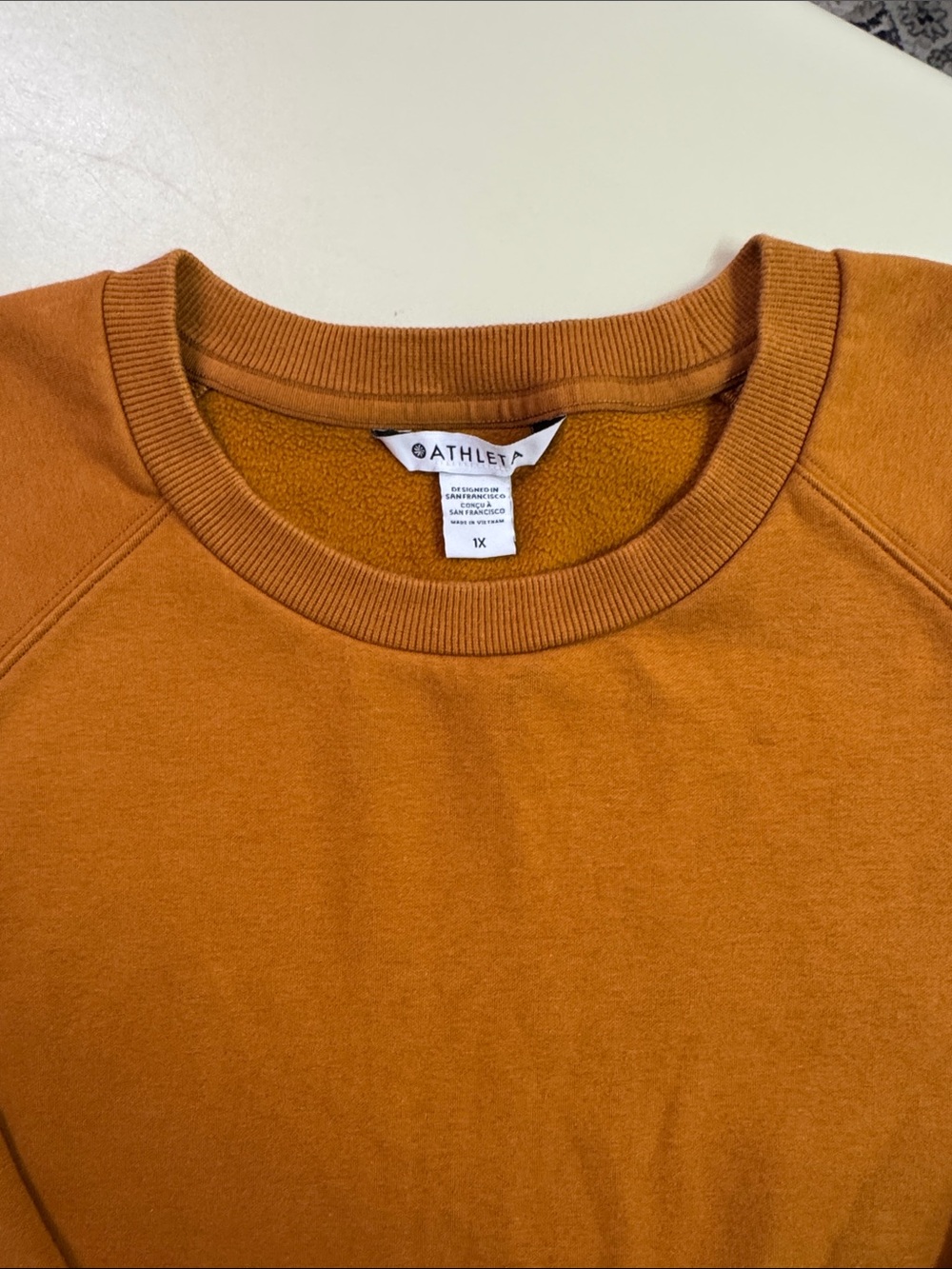 Athleta Women’s Crewneck Sweatshirt - Rust